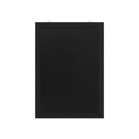 EUROPEL Ardoise avec cadre en bois, 500 x 700 mm, noir