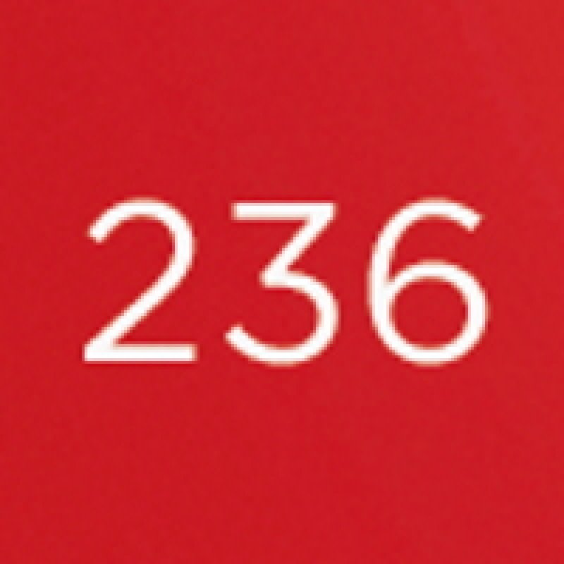 Diego dalla Palma Nail Polish, 236 Into the red