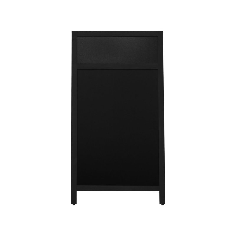 Europel 356242 tableau à craie et accessoires Noir Panneaux MDF, Bois de pin