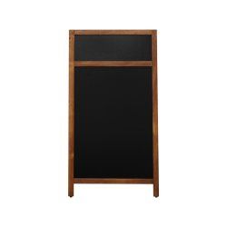 Europel Chalk A board with header 660x1280 mm natural