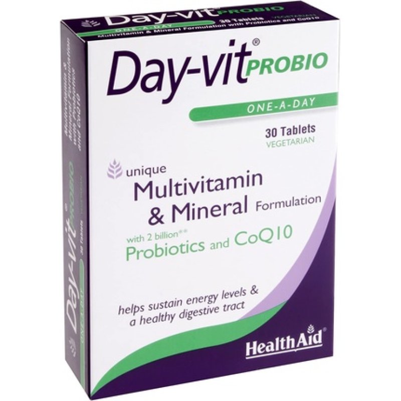 HealthAid Day-vit PROBIO Vegetarian Tablets 30