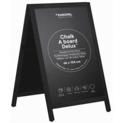 Europel Chalk A board 660x1040 mm DELUX natural