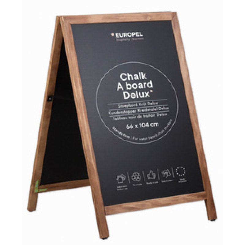 Europel Chalk A board 660x1040 mm DELUX natural