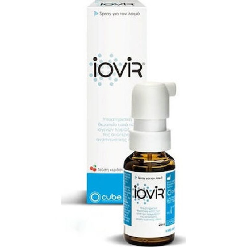 Iovir Throat Spray Antiviral Spray For The Throat With Cherry Flavor 20ml