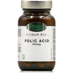 Power Health Platinum Folic Acid 400mg 30 Capsules