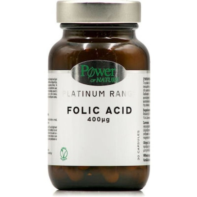 Power Health Platinum Folic Acid 400mg 30 Capsules