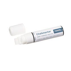 Europel Chalk marker 15mm white blister card 1 pcs