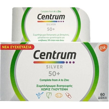 Centrum Silver 50 Multivitamin For Adults 50 Years And Older 60 Tablets