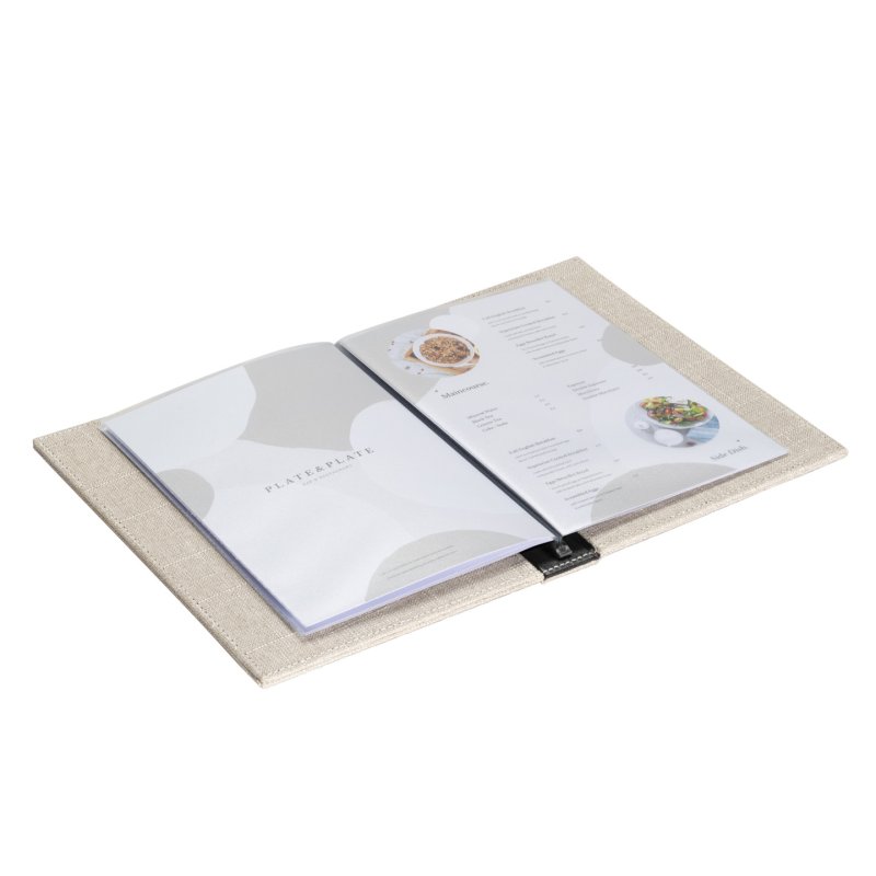 Europel 425003 porte-document Lin, Polyvinyl chloride (PVC) Beige