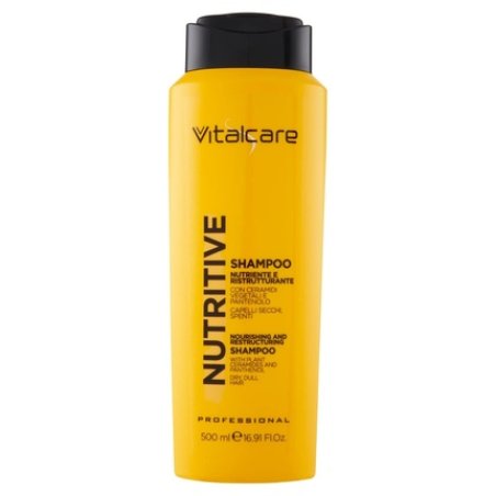 Vitalcare Nutritive Regenerating Shampoo for Dry and Shiny Hair with Plant Ceramides and Panthenol 500ml