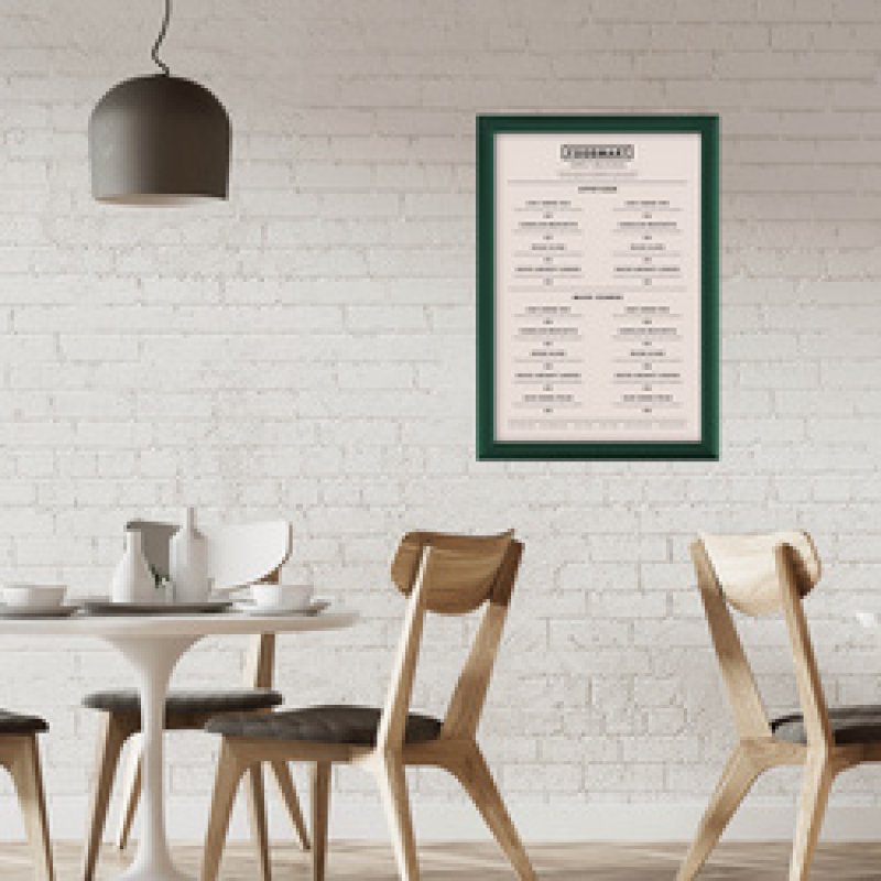 EUROPEL Cadre porte-affiche premium, A3, 25 mm, noir