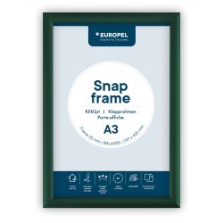 EUROPEL Cadre porte-affiche premium, A3, 25 mm, vert