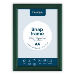 EUROPEL Cadre porte-affiche premium, A4, 25 mm, vert