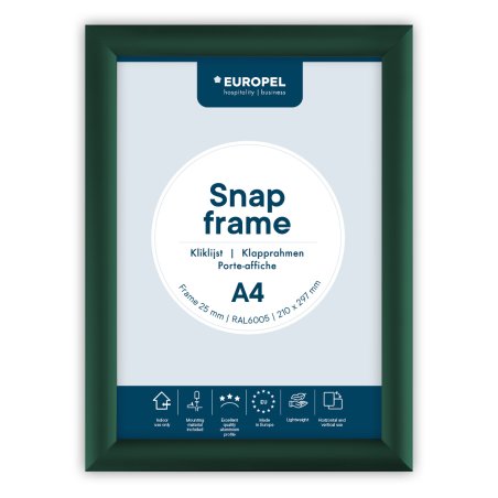 Europel 355083 Cadre de mur 241 x 328 mm Rectangle Vert Aluminium