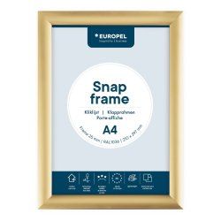 Europel Snap frame A4 25mm gold