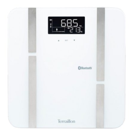 Terraillon X-Line Connect Square White Electronic personal scale