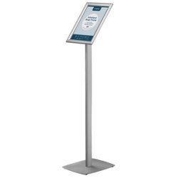 Europel 355033 support de panneau et stand d'information A4 Aluminium, Acier Argent