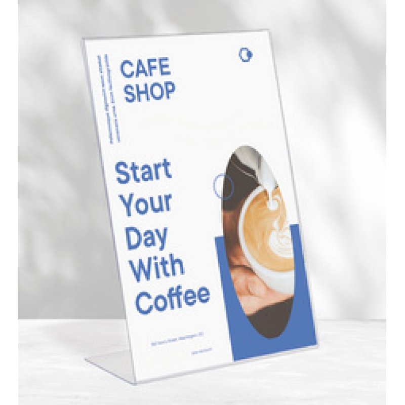 EUROPEL Porte-visuel Budget, A4 portrait, incliné