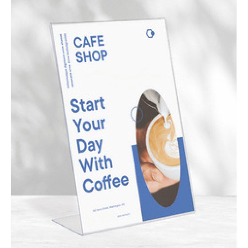 EUROPEL Porte-visuel Budget, A5 portrait, incliné