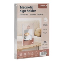 EUROPEL Porte-visuel LUXE, A5 portrait, droit