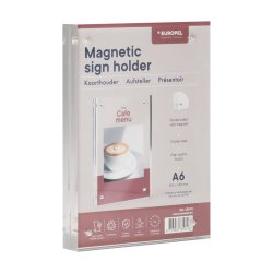 EUROPEL Porte-visuel LUXE, A6 portrait, droit