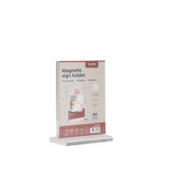 Europel 351017 support de panneau et stand d'information A6 Acrylique Transparent