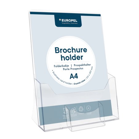 Europel Brochure holder A4 business card holder
