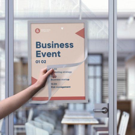 EUROPEL Cadre magnétique INFO FRAME, A3, noir