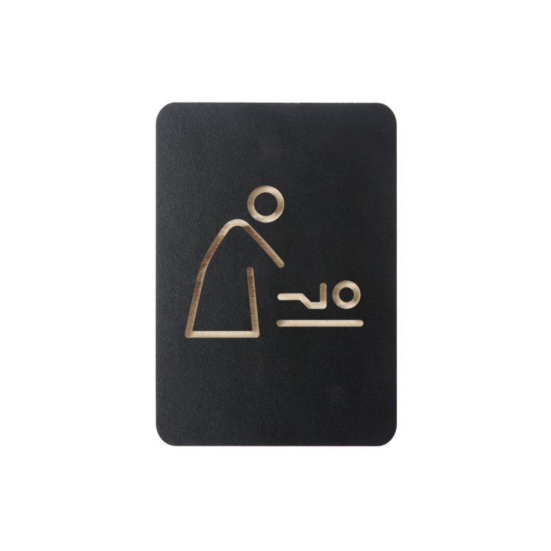Europel 421038 pictogramme Rectangle Noir Contre-plaqué