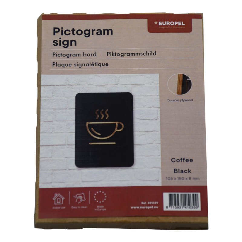 Europel Coffee Rectangle Black Wood