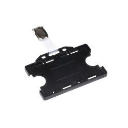 Europel Card holder open strip clip 54x85mm 24 pieces