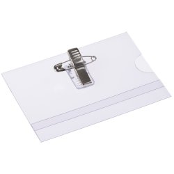 EUROPEL Porte-nom, avec pince combinée, 60 x 90 mm