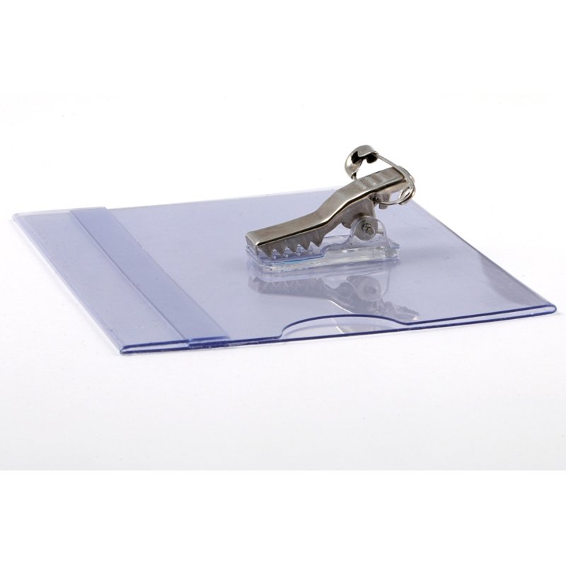 EUROPEL Porte-nom, avec pince combinée, 60 x 90 mm