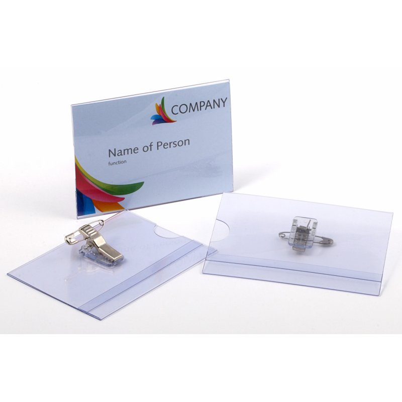 Europel Badge clip pin 90 x 60 mm/24 pieces