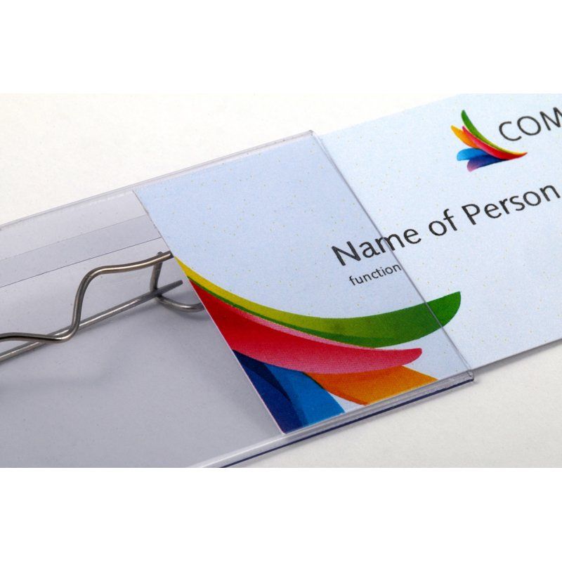 Europel 121262 badge et porte-badges Porte-badge Polyvinyl chloride (PVC) 24 pièce(s)