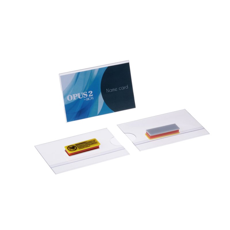 Europel Badge magnetic 90 x 55 mm/24 pieces