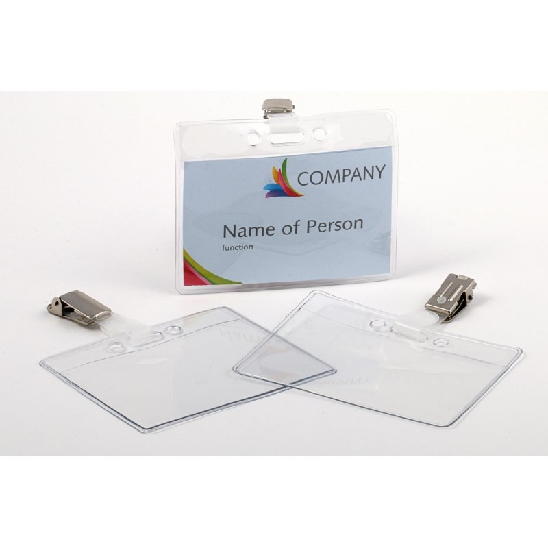 Europel 121265 badge et porte-badges Porte-badge Polyvinyl chloride (PVC) 24 pièce(s)