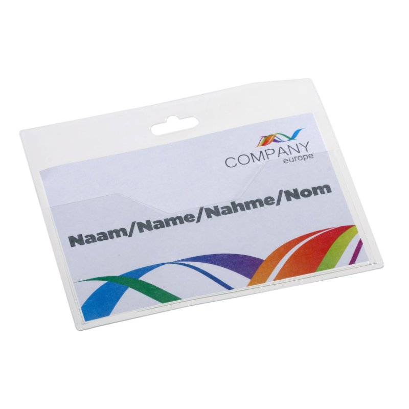 Europel Badge / card holder open 90x60mm 24 pieces
