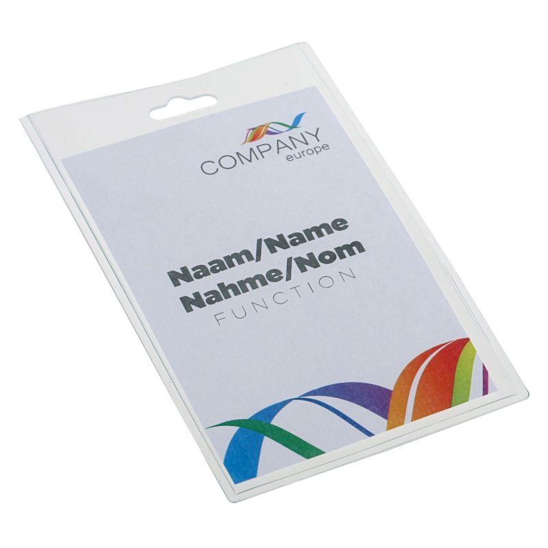Europel Badge / card holder closed 60x90mm 24 pieces