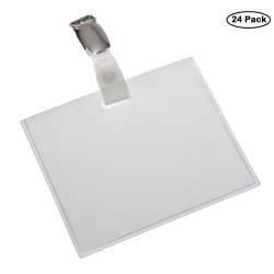 EUROPEL Porte-nom, fermé, avec clip, 90 x 60 mm