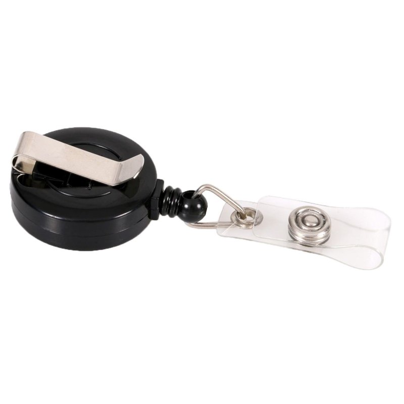 Europel 121281 Accessoire de porte-badge Porte-badge avec enrouleur Noir 10 pièce(s)