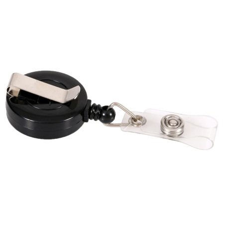 Europel Badge reel with strip black/10 pieces