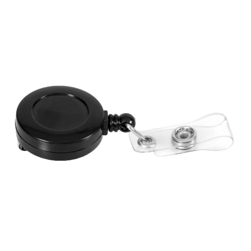 Europel Badge reel with strip black/10 pieces