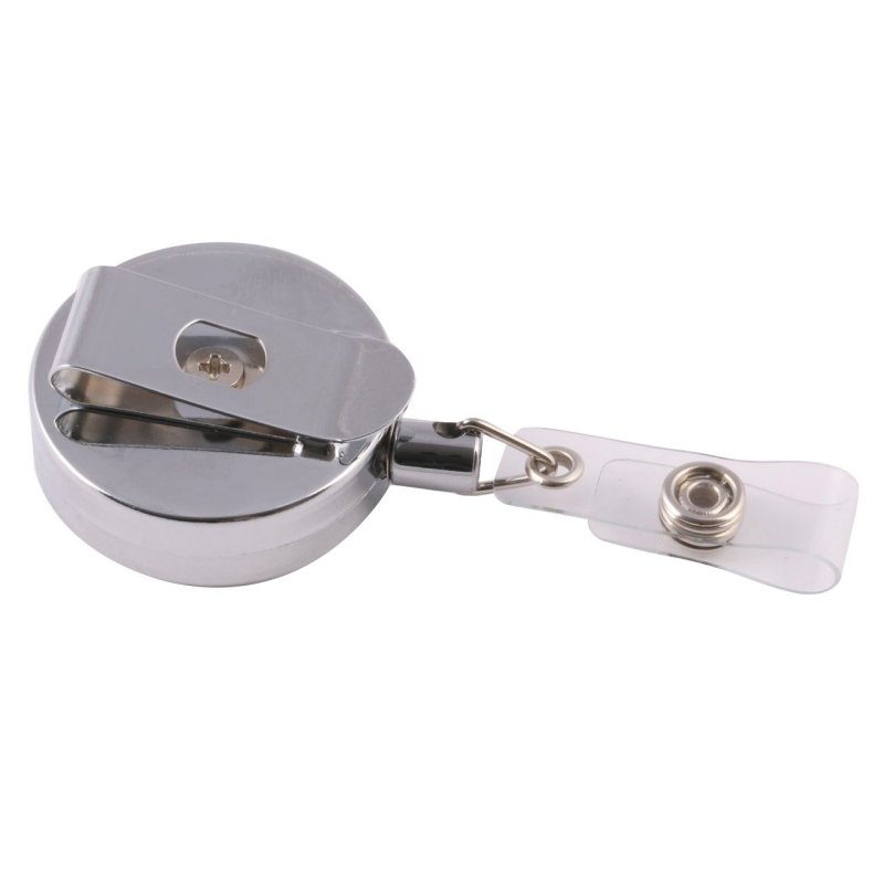 Europel 121283 Accessoire de porte-badge Porte-badge avec enrouleur Argent 10 pièce(s)