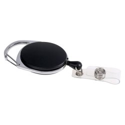 Europel 121284 Accessoire de porte-badge Porte-badge avec enrouleur Noir 10 pièce(s)