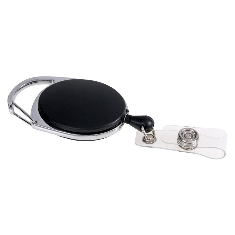 Europel 121284 Accessoire de porte-badge Porte-badge avec enrouleur Noir 10 pièce(s)