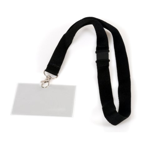 Europel Badge Card holder 90x60mm with lanyard / 5 pieces