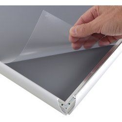 EUROPEL Cadre porte-affiche economy, A0, 25 mm, argent