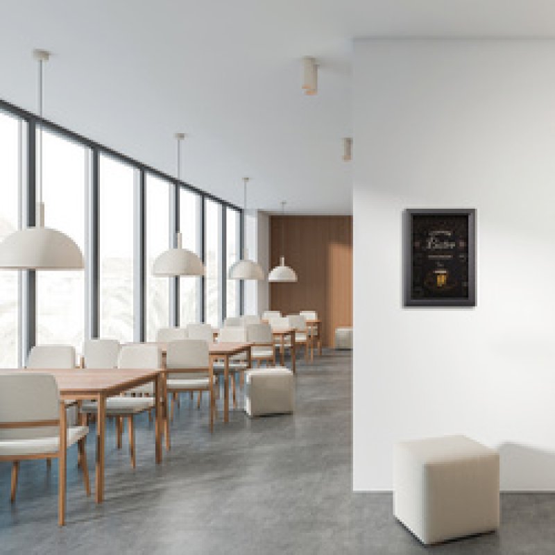 EUROPEL Cadre porte-affiche Economy, B1, 25 mm, noir