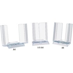 EUROPEL Porte-brochures de table, réglable, 1 compartiment